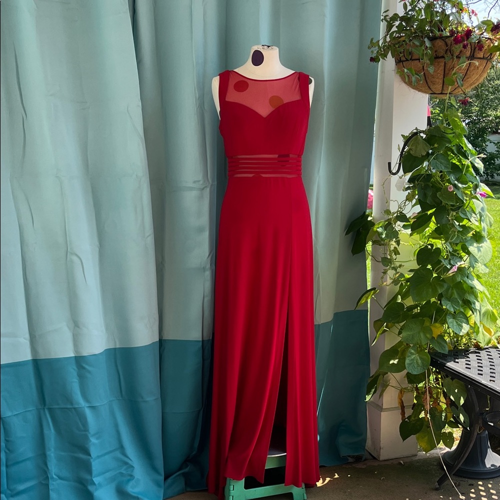Elegant Red Evening Gown